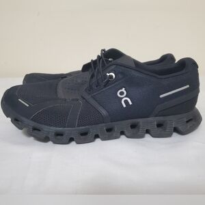 On Cloud 5 Women's Trail Black Running Shoes Size 8.5